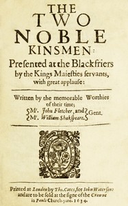 Cover of The Two Noble Kinsmen — Edition Insights