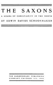 Cover of The Saxons: A Drama of Christian...