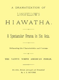 Cover of A dramatization of Longfellow's ...