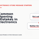 Common Opening Mistakes in Electronics Store Messages