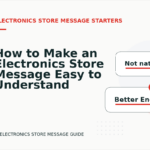 How to Make an Electronics Store Message Easy to Understand