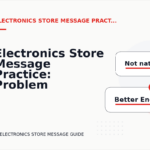Electronics Store Message Practice: Problem and Solution Replies