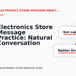Electronics Store Message Practice: Natural Conversation Lines